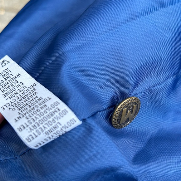 Vintage Bob Mackie Wearable Art Fleece Jacket 3X Royal Blue Floral Embroidered - Picture 14 of 14